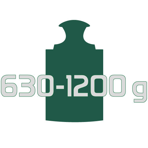 schwer 630-1200g/m²