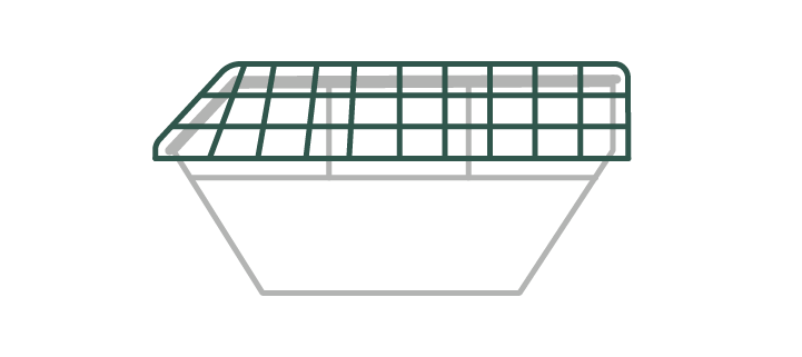 Abdecknetze und Containernetze
