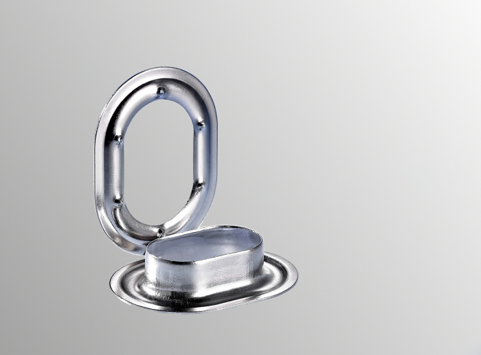 Ovalöse rostfrei Nirosta 22,5x13,5mm