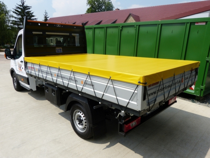 Pritschenplane Pritschenhaube Pritschendeckel wasserdicht PVC 630 g/m²