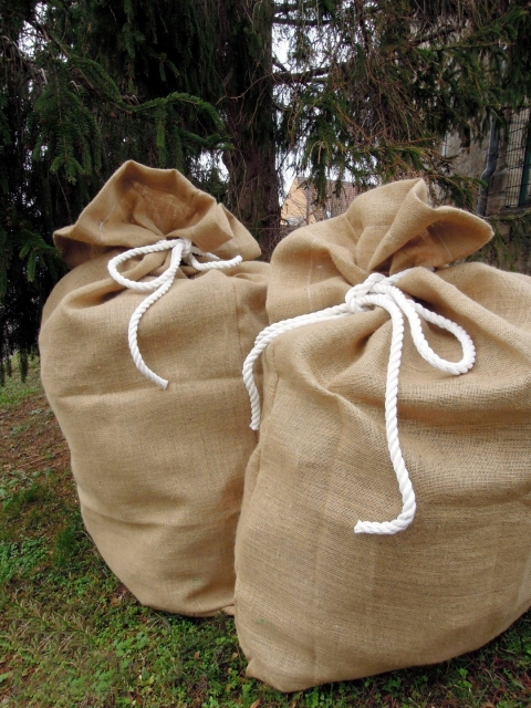 XXL Geschenkesack Weihnachtsmannsack Nikolaussack Sack 100% Jutegewebe