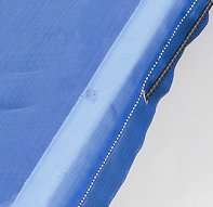 Universal rigid smooth air-permeable fabric tarpaulin 200g/m² blue without rope Special size