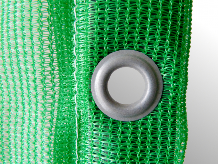 Telone a maglia morbida e permeabile all'aria PE 220 g/m² Cassoni per container Misura speciale verde senza corda